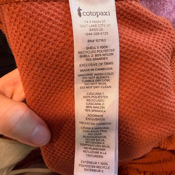 Cotopaxi women’s fleece joggers - Picture 5 of 6